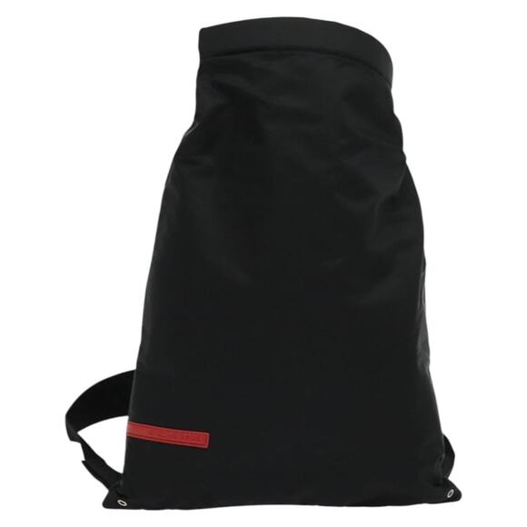 PRADA Sports Backpack Nylon Black Silver - Picture 1 of 12